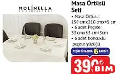 MOLİNELLA MASA ÖRTÜSÜ SETİ